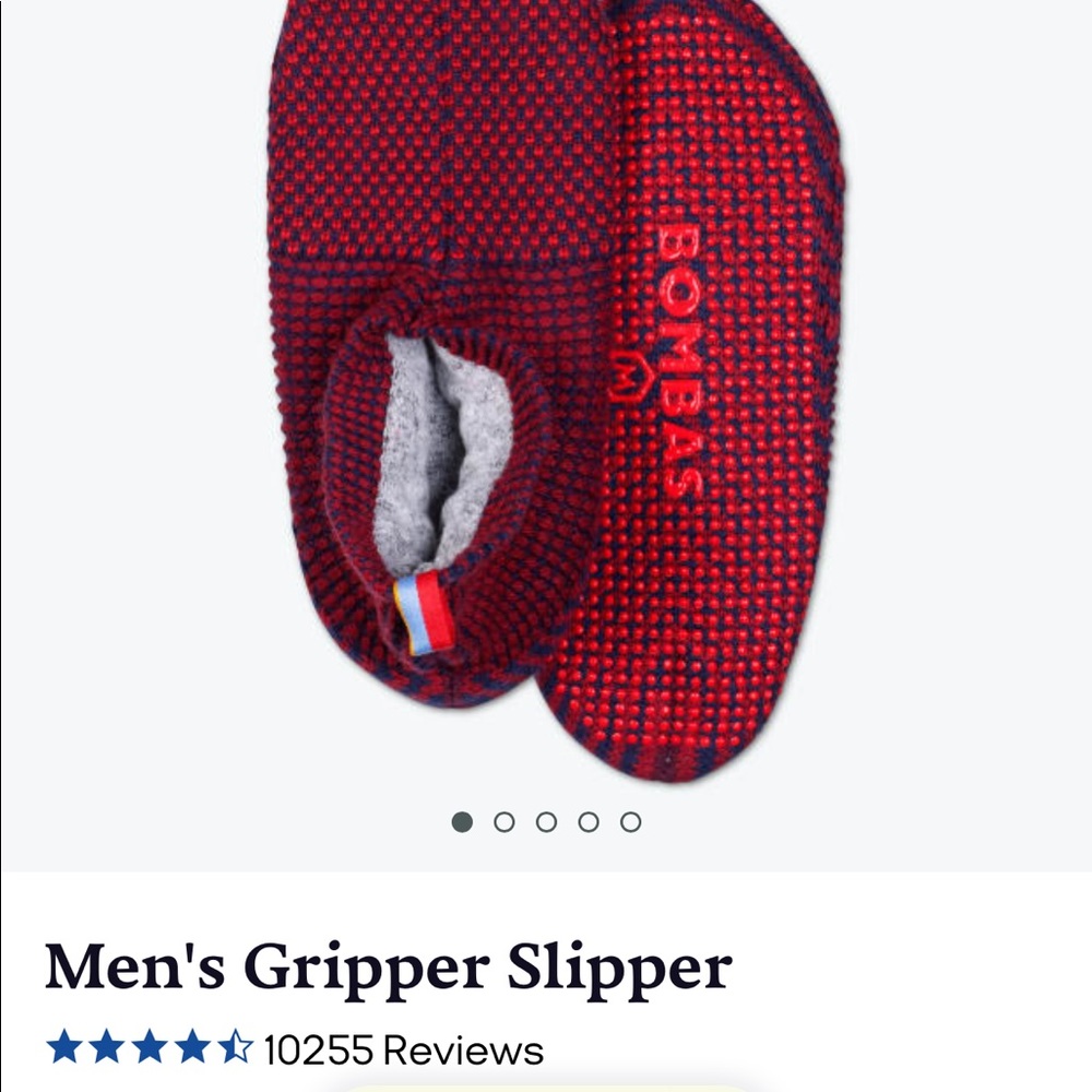 Bombas Men's Gripper Slipper